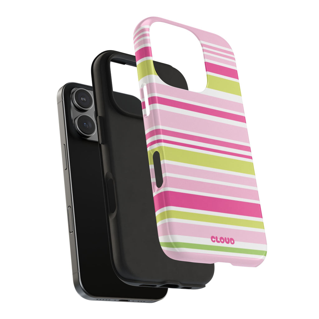 Pink & Lime Stripe