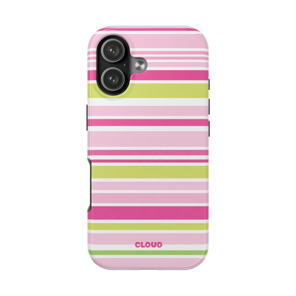 Pink & Lime Stripe