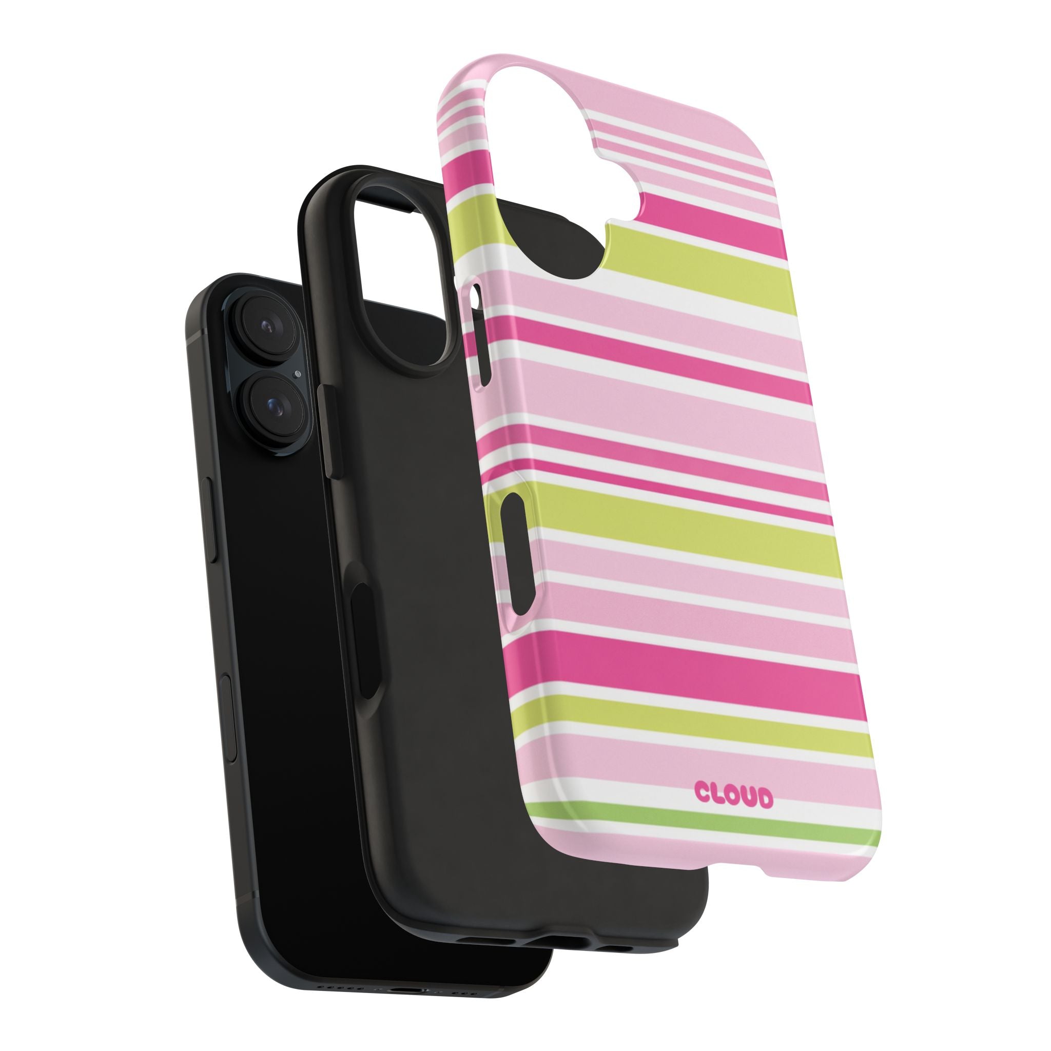 Pink & Lime Stripe