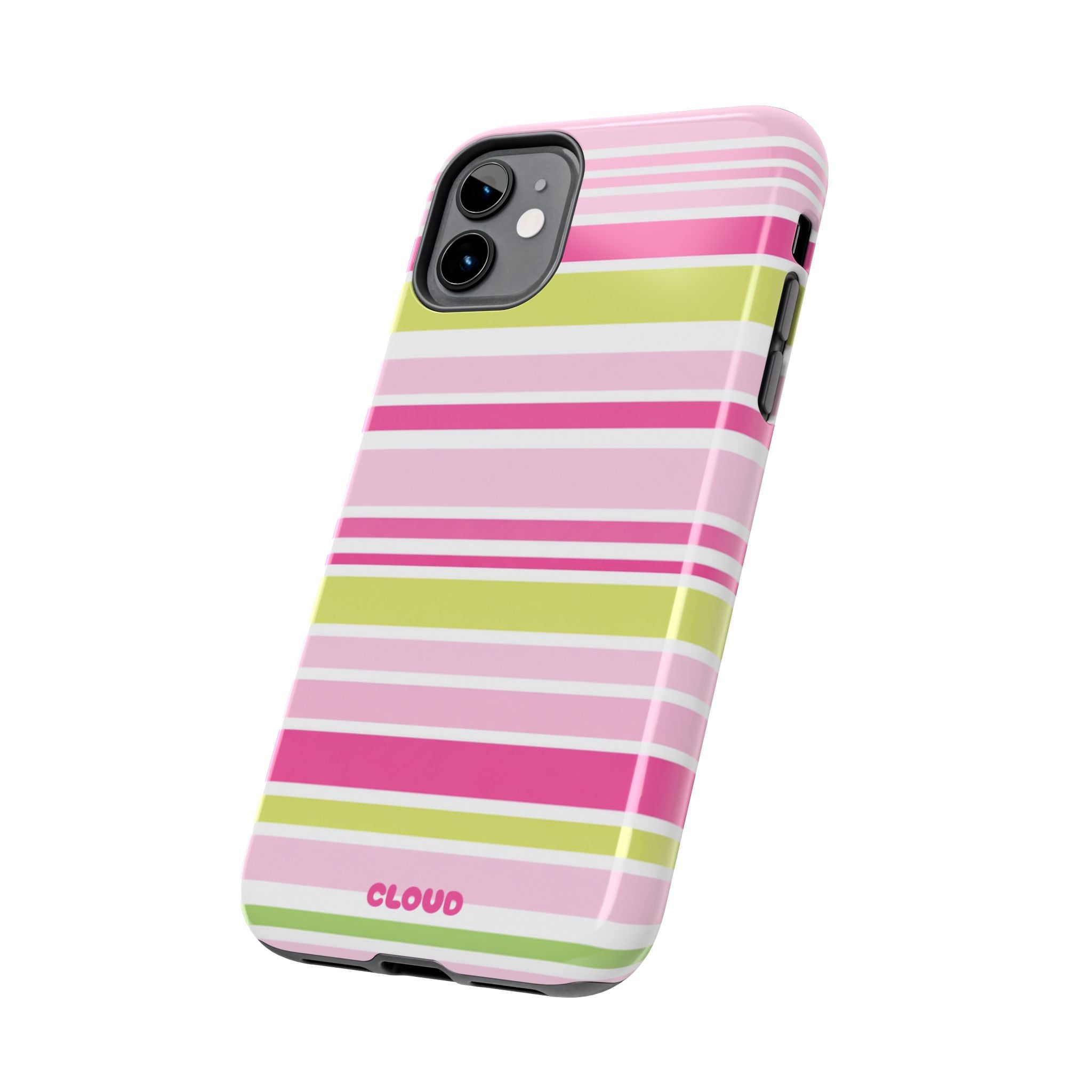 Pink & Lime Stripe